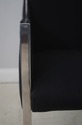 F72959: Pair JENS RISOM Black & Chrome Mid Century