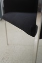 F72959: Pair JENS RISOM Black & Chrome Mid Century