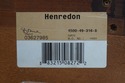 72969: HENREDON Extremely Large Curio China Cabine