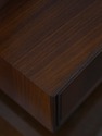 72918: Art Deco Style Walnut & Chrome Dressing Mir