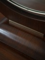 72918: Art Deco Style Walnut & Chrome Dressing Mir