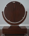 72918: Art Deco Style Walnut & Chrome Dressing Mir