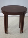 72949: BAKER Federal Style Inlaid Mahogany Nesting
