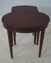 72949: BAKER Federal Style Inlaid Mahogany Nesting