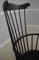 L72964: Set of 8 Black Crackle Painted Finish Wind