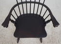 L72964: Set of 8 Black Crackle Painted Finish Wind