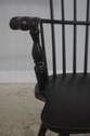 L72964: Set of 8 Black Crackle Painted Finish Wind