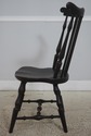 L72964: Set of 8 Black Crackle Painted Finish Wind