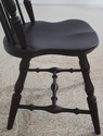 L72964: Set of 8 Black Crackle Painted Finish Wind