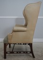 72866: Antique Chippendale Mahogany Wing Chair w. 