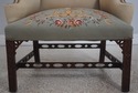 72866: Antique Chippendale Mahogany Wing Chair w. 