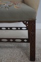 72866: Antique Chippendale Mahogany Wing Chair w. 
