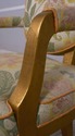 30664EC: Gold Decorated Floral Print Upholstered  