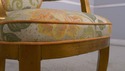 30664EC: Gold Decorated Floral Print Upholstered  