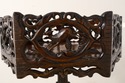 F68248: Black Forest Style Carved Pedestal Table