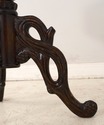 F68248: Black Forest Style Carved Pedestal Table