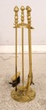 F44555EC: Quality Solid Brass 5 Piece Fireplace To