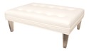 F49737EC: Modern Design Lucite Leg Bench Ottoman w