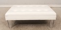 F49737EC: Modern Design Lucite Leg Bench Ottoman w