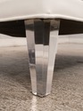 F49737EC: Modern Design Lucite Leg Bench Ottoman w
