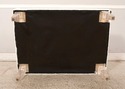 F49737EC: Modern Design Lucite Leg Bench Ottoman w