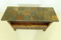 51923EC: Pair Stone Top Continental Style Console 