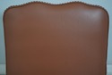 L68299: Pair Leather HANCOCK & MOORE Mahogany Armc