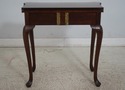 68290: Cherry Queen Anne Flip Top Hall Games Table