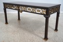 68148: BAKER Chippendale Large Mahogany Library Ta