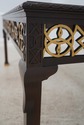 68148: BAKER Chippendale Large Mahogany Library Ta