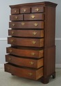 68255: LEXINGTON Large Cherry High Chest Of Drawer