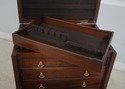 L67433: HENKEL HARRIS Federal Inlaid Mahogany Silv