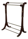 63840EC: BOMBAY Regency Style Mahogany & Brass Bla