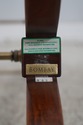 63840EC: BOMBAY Regency Style Mahogany & Brass Bla