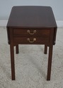 L62394EC: STICKLEY Chippendale Cherry 2 Drawer Pem