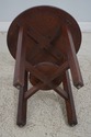 F63851EC: L&JG STICKLEY Antique Round Mission Oak 