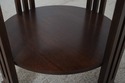 67852: STICKLEY Round Mission Oak Lamp Table