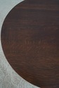 67852: STICKLEY Round Mission Oak Lamp Table