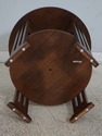 67852: STICKLEY Round Mission Oak Lamp Table