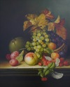 F67860: EDWARD Signed Floral Still Life Oil Painti