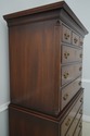 67909: KINDEL Chippendale Mahogany Chest On Chest