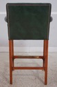 67596: Set of 4 OLD HICKORY TANNERY Green Leather 