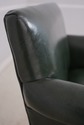 67596: Set of 4 OLD HICKORY TANNERY Green Leather 