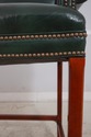 67596: Set of 4 OLD HICKORY TANNERY Green Leather 