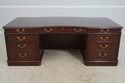 67104: HENKEL HARRIS MOORE Leather Top Mahogany Ex