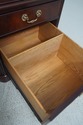 67104: HENKEL HARRIS MOORE Leather Top Mahogany Ex