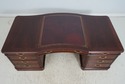 67104: HENKEL HARRIS MOORE Leather Top Mahogany Ex