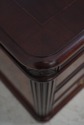 67104: HENKEL HARRIS MOORE Leather Top Mahogany Ex