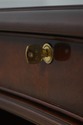 67104: HENKEL HARRIS MOORE Leather Top Mahogany Ex
