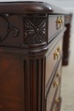 67104: HENKEL HARRIS MOORE Leather Top Mahogany Ex